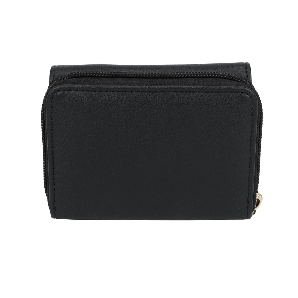 Wilma Ladies Back Zip Around Trifold Wallet, Cool and trendy