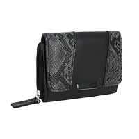 Kaite Back Zip Around Trifold Wallet