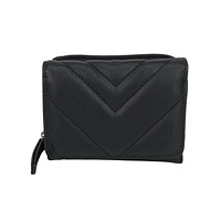 Campbell Town Ladies Back Zip Around Trifold  Wallet, Wallet with zipper