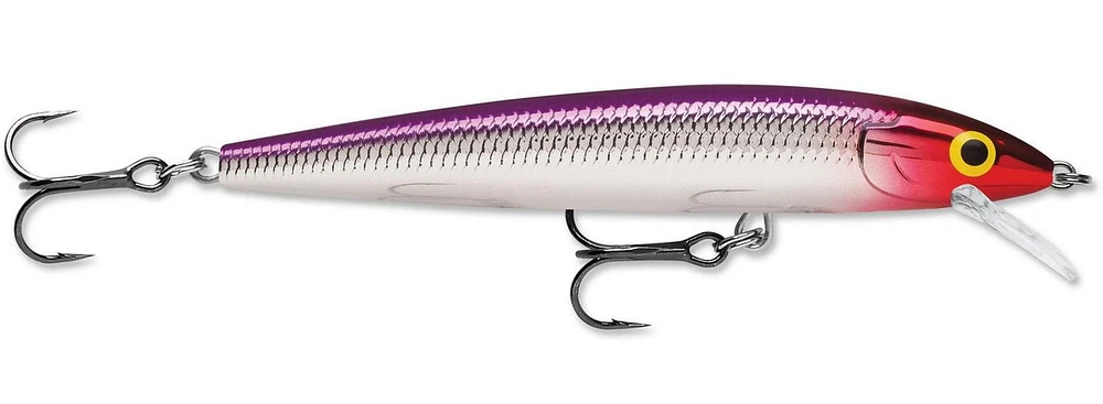 Rapala HJ10PRCL Husky Jerk 10 Purple Clown 4", 3/8oz, Husky Jerk 10 Purple Clown