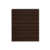 Prepac Astrid Espresso 4-Drawer Dresser