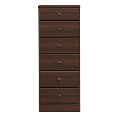 Prepac Astrid Espresso 6-Drawer Tall Chest             