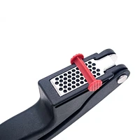 Starfrit Garlic Press with Scraper, Peels & presses garlic