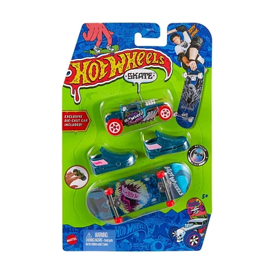 Hot Wheels Skate Coffret pour collectionneur, 1 planche, chauss.