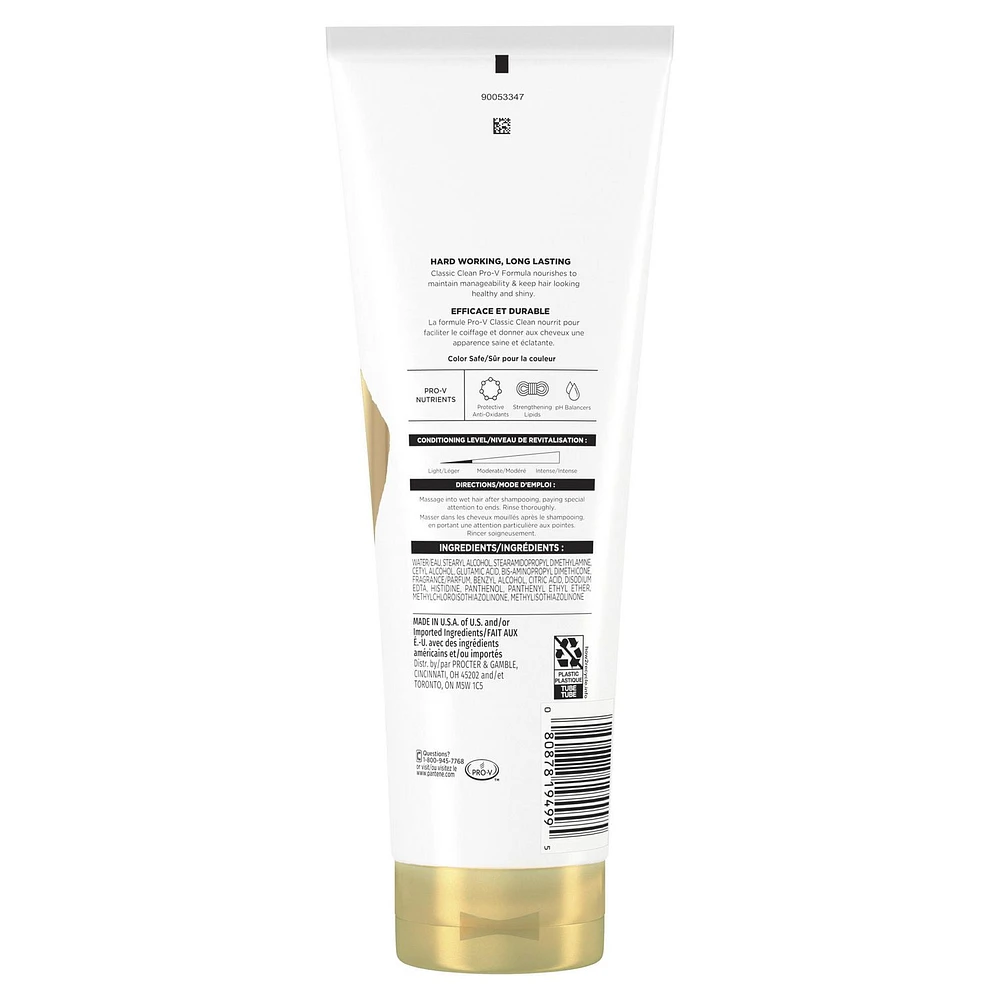 PANTENE PRO-V Classic Clean Conditioner, 10.4oz/308mL