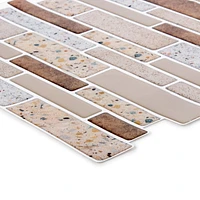 Truu Design Decorative Self-Adhesive Terrazzo Peel and Stick Wall Tiles