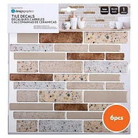 Truu Design Decorative Self-Adhesive Terrazzo Peel and Stick Wall Tiles