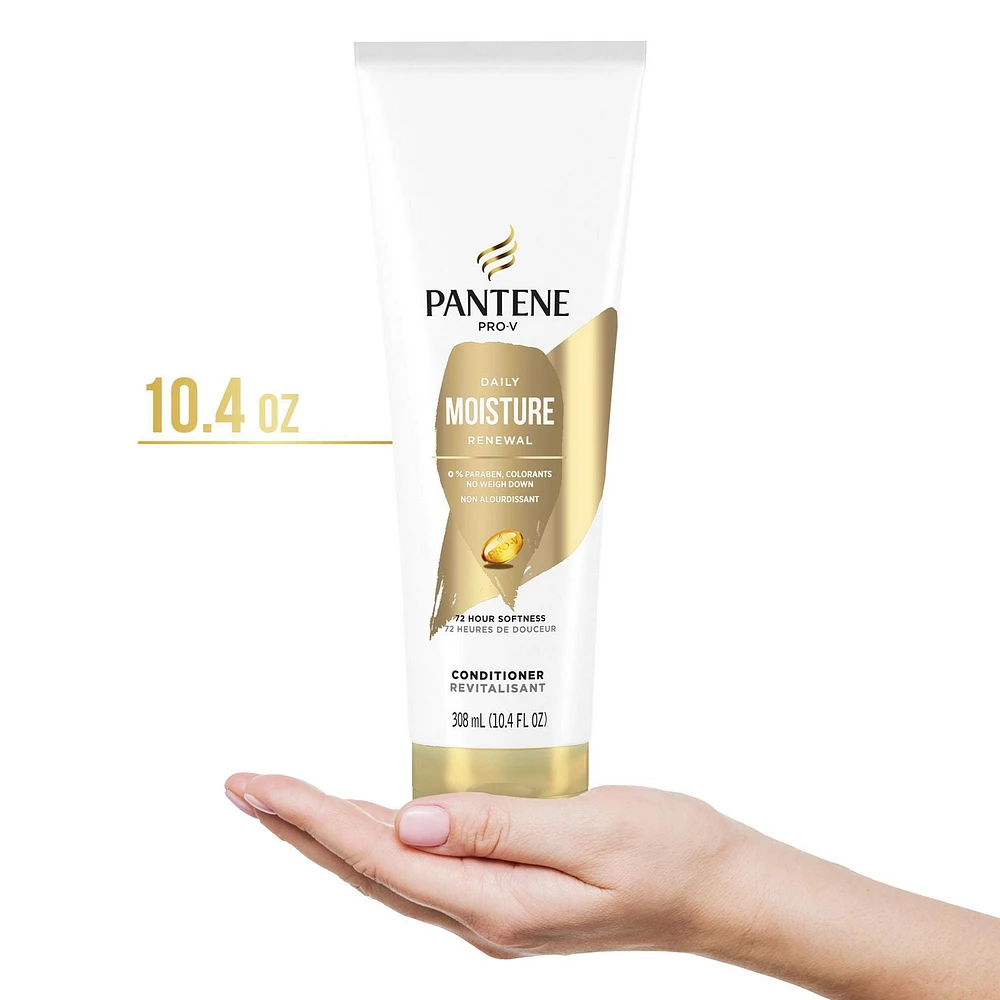 PANTENE PRO-V Daily Moisture Renewal Dual Pack Shampoo + Conditioner, 12 fl oz/355 mL + 10.4 fl oz/308 mL