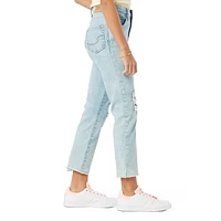 Signature by Levi Strauss & Co.™ Girls' High Rise Ankle Straight Jeans