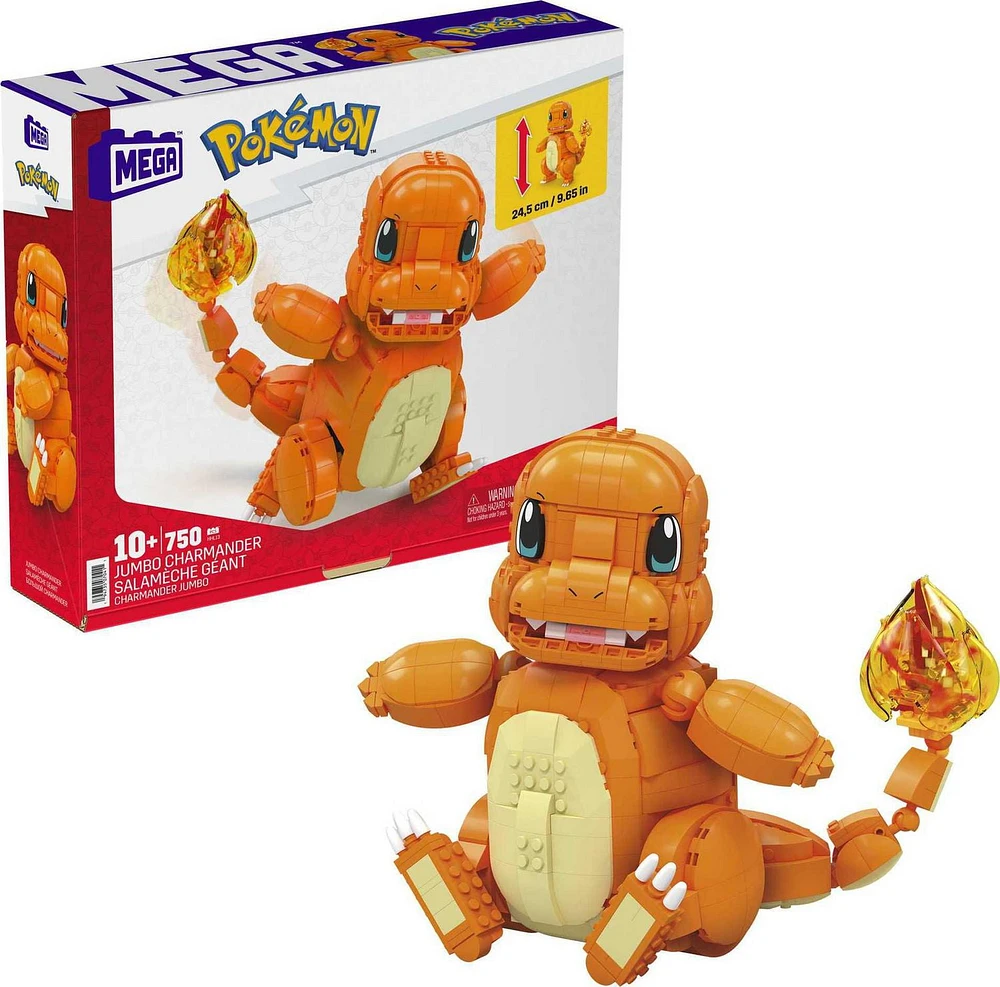 Mega Pokemon Jumbo Charmander - 750 Bricks