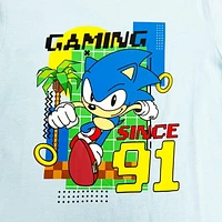 -shirt à manches courtes Sonic The Hedgehog Gaming Tailles: TP-TG