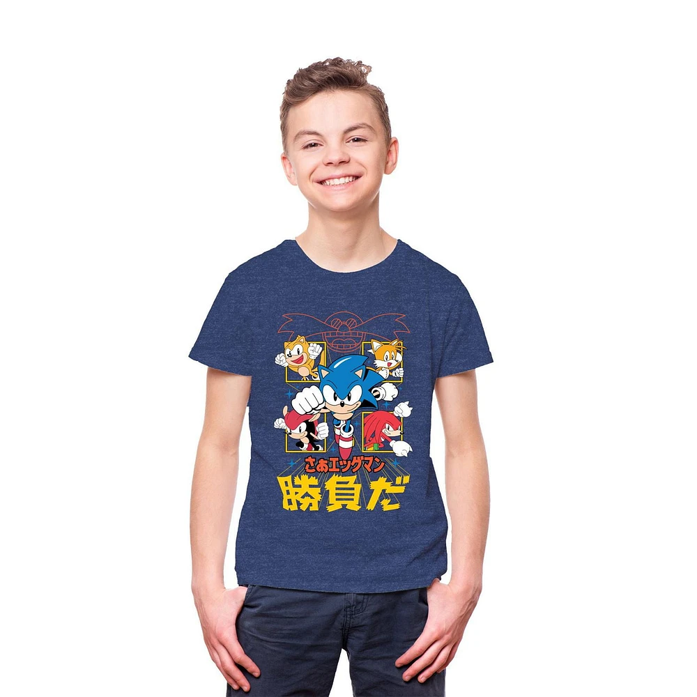 Sonic The Hedgehog It's A Match Short Sleeve T-Shirt
