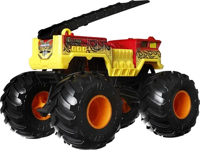 Hot Wheels Monster Trucks 1:24 Scale Vehicle 5 Alarm, Collectible Die-Cast Toy Trucks