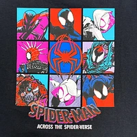 Spider-Man Across Spider-verse Poster Short Sleeve T-Shirt, Sizes: XS-XL