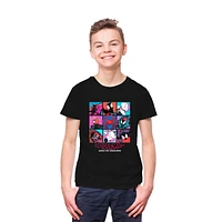 Spider-Man Across Spider-verse Poster Short Sleeve T-Shirt, Sizes: XS-XL