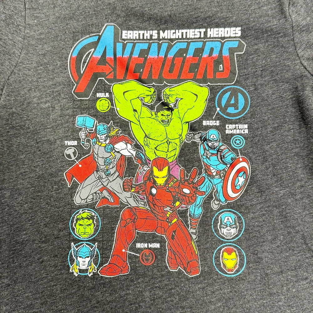 Marvel Boys Mightiest Heroes Short Sleeve T-Shirt, Sizes: XS-XL