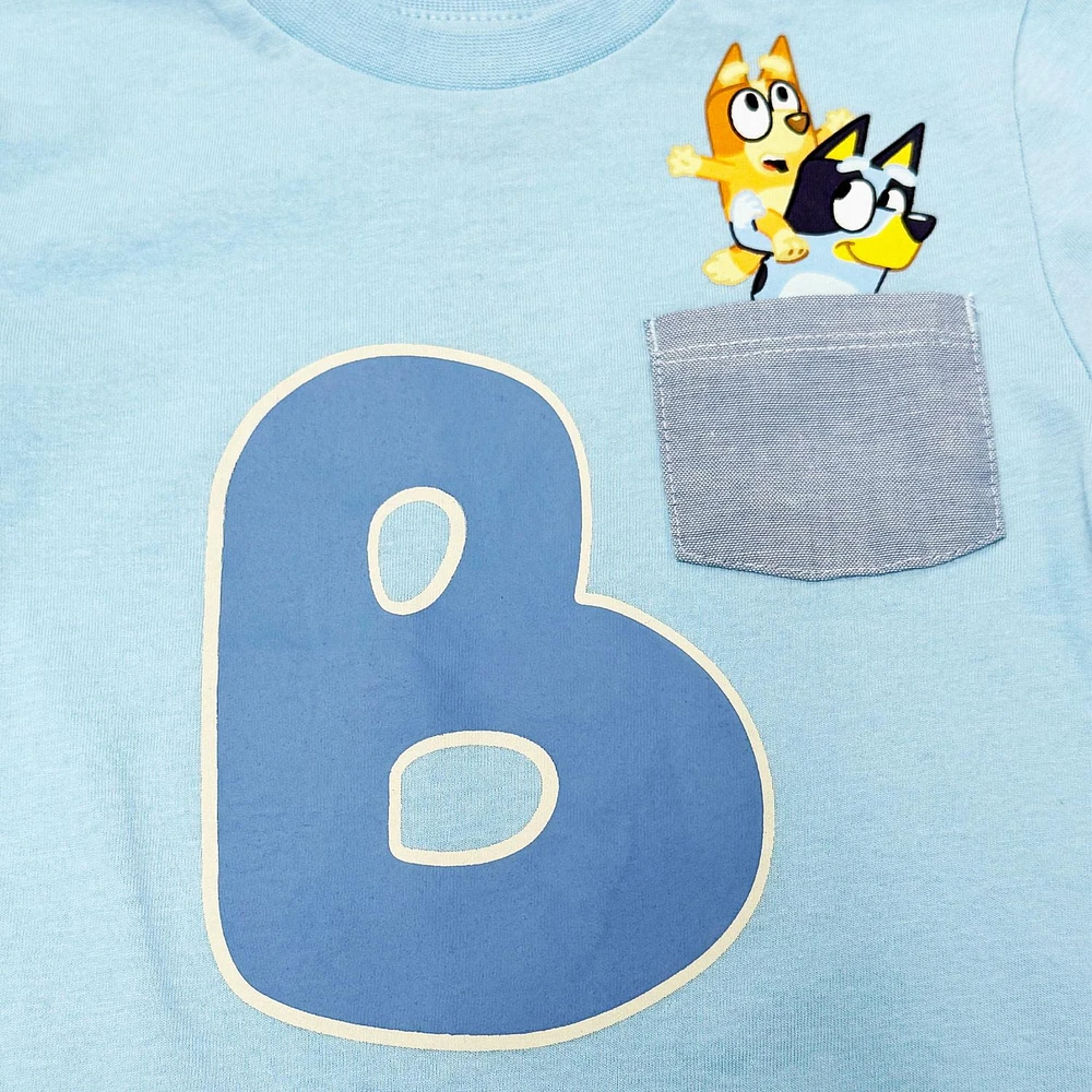 Bluey Toddler Boys Heeler Short Sleeve T-Shirt