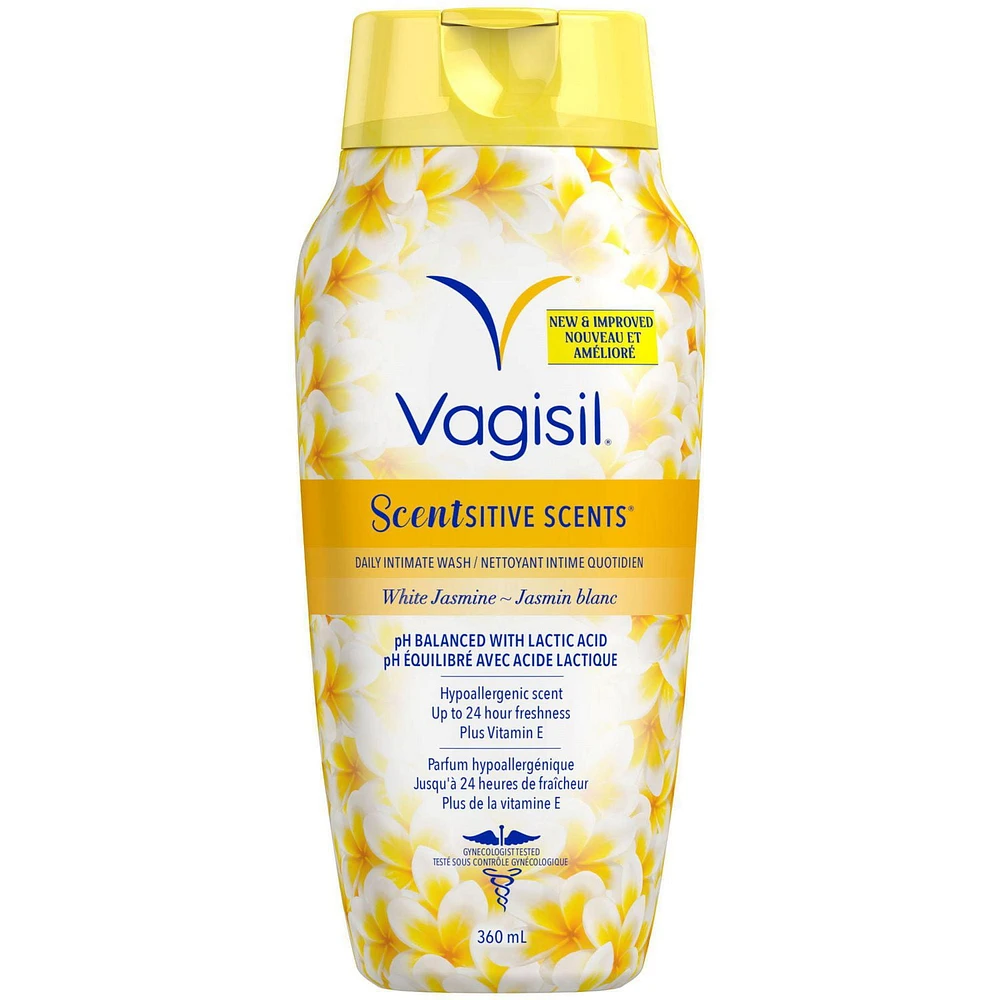 Nettoyant intime quotidien Vagisil Scentsitive Scents Jasmin blanc Tapestry Multi Table Runners