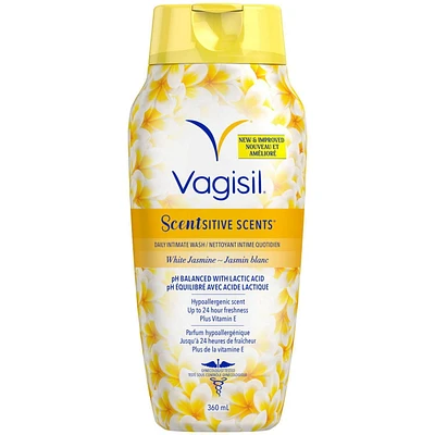 Nettoyant intime quotidien Vagisil Scentsitive Scents Jasmin blanc Tapestry Multi Table Runners