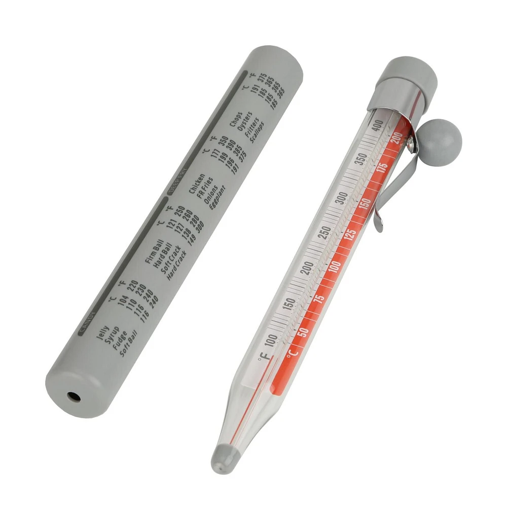 Mainstays Candy Thermometer With Dial Thermometer, Food Cooking Thermometer, Candy Thermometer