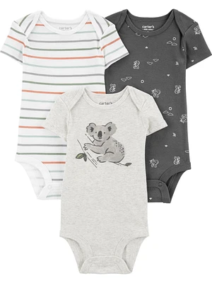 Carter's Child of Mine Lot de 3 bodys Koala pour bébé garçon