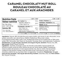 Atkins Caramel Chocolaty Nut Roll Snack Bars - Value Pack, 8 x 40 g