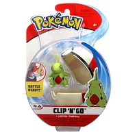 Pokémon Clip 'N' Go W3 - Larvitar + Timer Ball