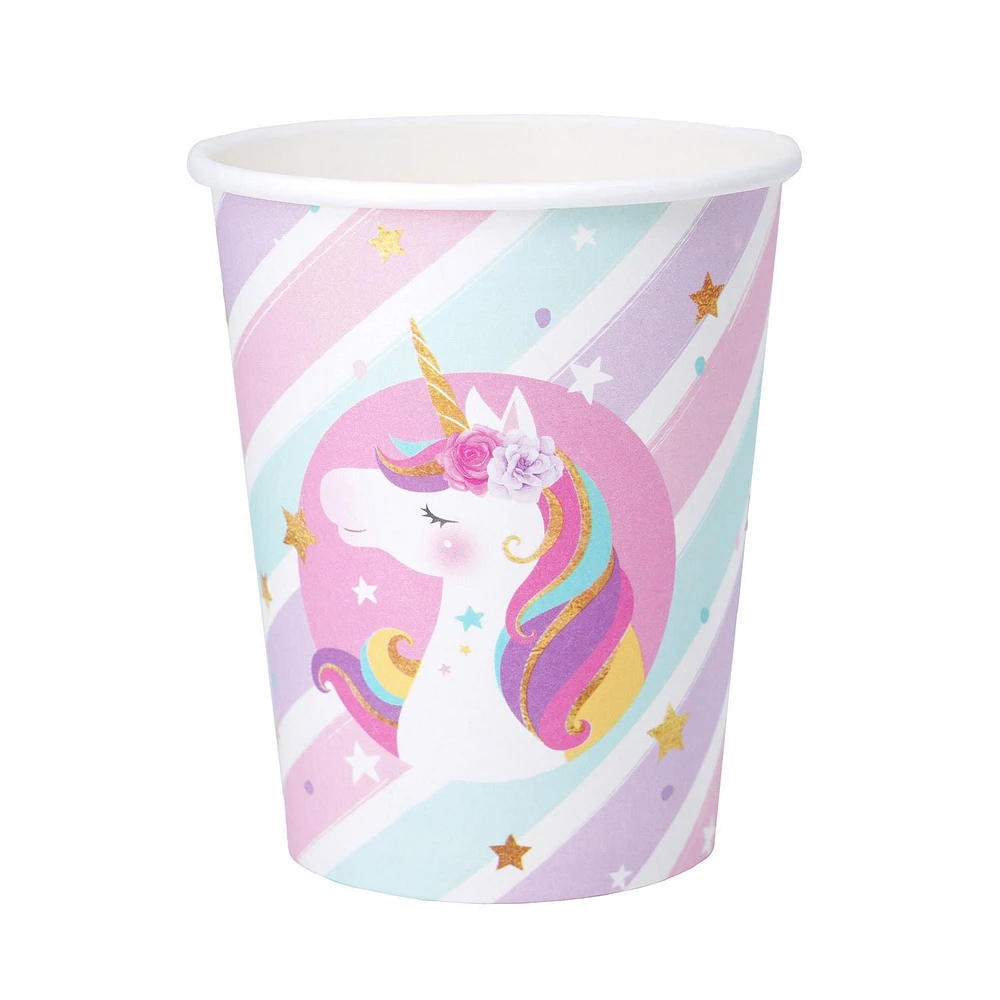 Unicorn 9oz cup, 9oz paper cup unicorn