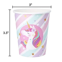 Unicorn 9oz cup, 9oz paper cup unicorn