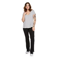 T-shirt d’allaitement fendu sur les côtés Paisley Sky Maternité