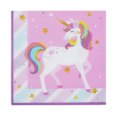 Unicorn 3ply napkin, 3 ply party paper napkins