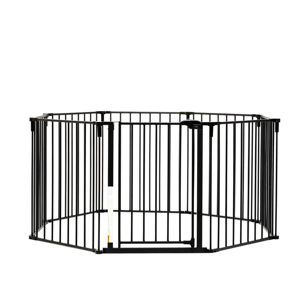 Barrière pour bébé et aire de jeu très large et réglable