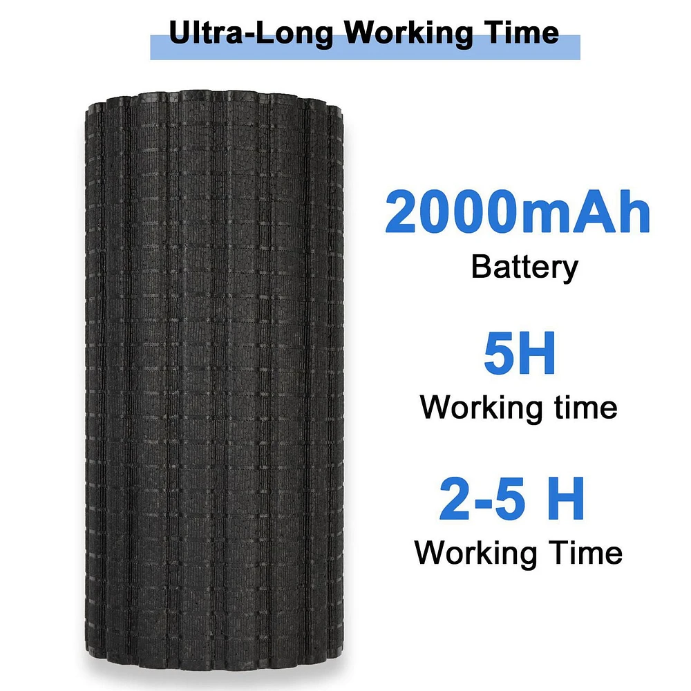 Rechargeable vibrating foam roller,For deep tissue massage and muscle recovery