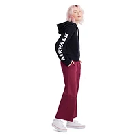AIRWALK WOMENS FULL ZIP CROPPED FLEECE