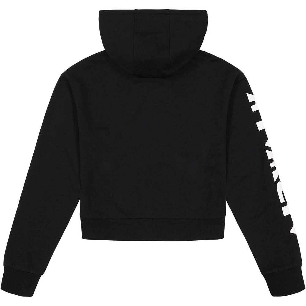 AIRWALK WOMENS FULL ZIP CROPPED FLEECE