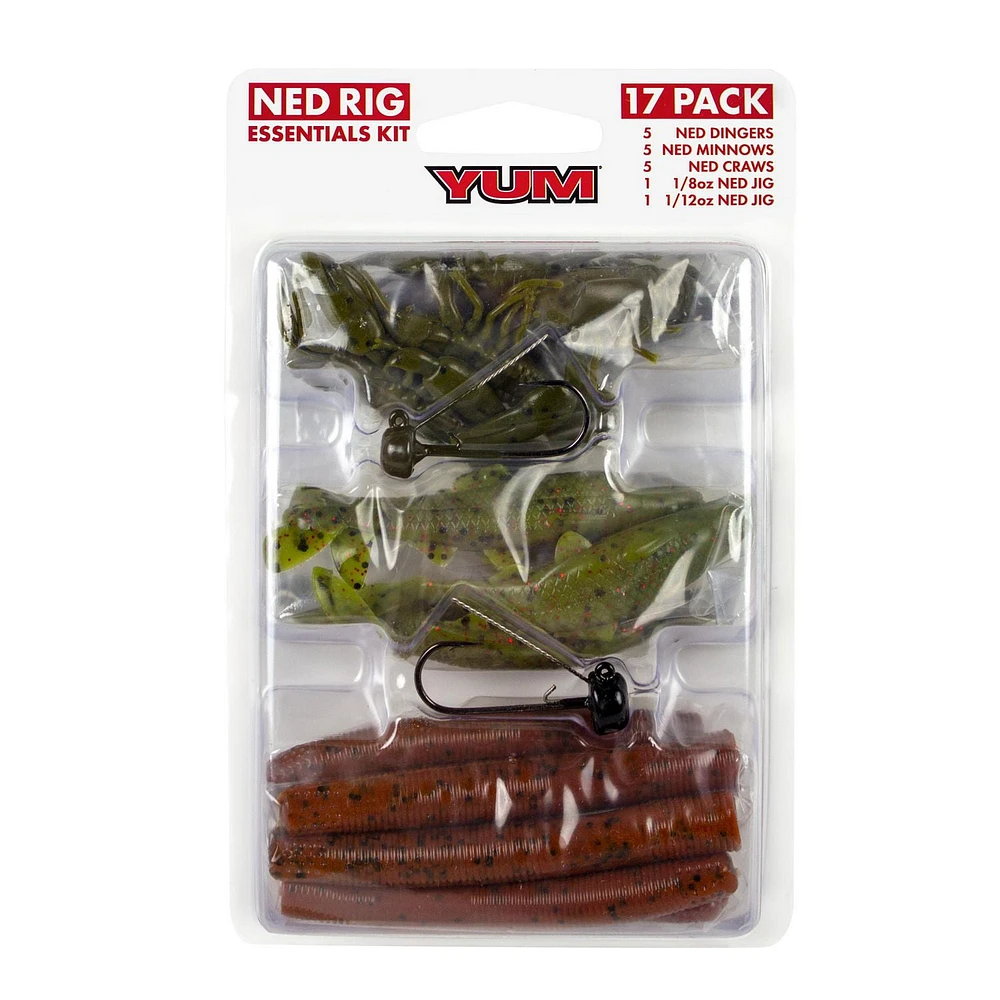 Yum YNEDKT2 Ned Rig Kit 2 Soft Plastic, Ned Rig Kit 2 Soft Plastic