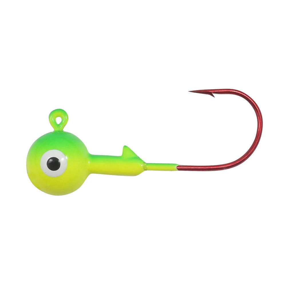 Northland GBJ5-15-1015 Gum-Ball Jig, 3/8oz, 15/Cd, Parakeet, Gum-Ball Jig, Parakeet