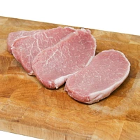 Maple Leaf Fresh Boneless Center Cut Pork Chops Raised Without Antibiotics, 4 Pork Chops, 0.60 - 0.75 kg