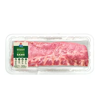 Maple Leaf Fresh Pork Back Ribs Raised Without Antibiotics, 1 Pork Back Rib, 0.47 - 0.60 kg