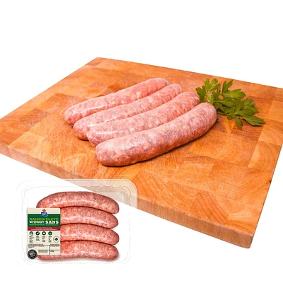 Saucisses de porc italiennes piquantes Maple Leaf Élevé sans antibiotiques 4 Saucisses de porc
