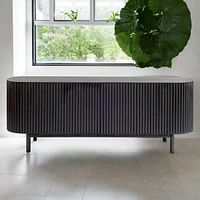 Muhsin Black Wood Sideboard