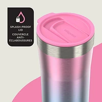 Contigo Streeterville Tumbler, Includes Plastic Straw and Splash-Proof Lid, Vacuum-Insulated, Stainless Steel, 24 oz (709 mL), Assorted Colours,