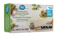 Great Value Lactose Free Cream Cheese, 250 g