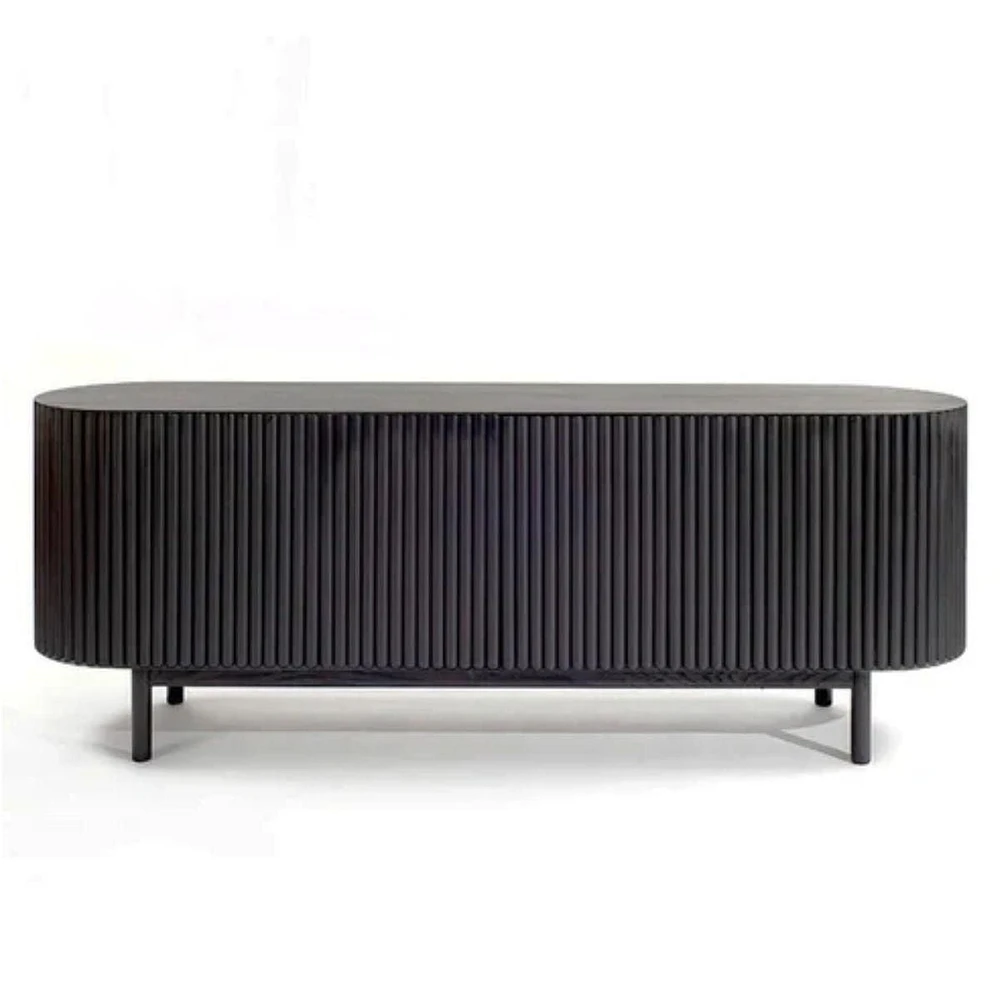 Muhsin Black Wood Sideboard