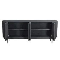 Muhsin Black Wood Sideboard