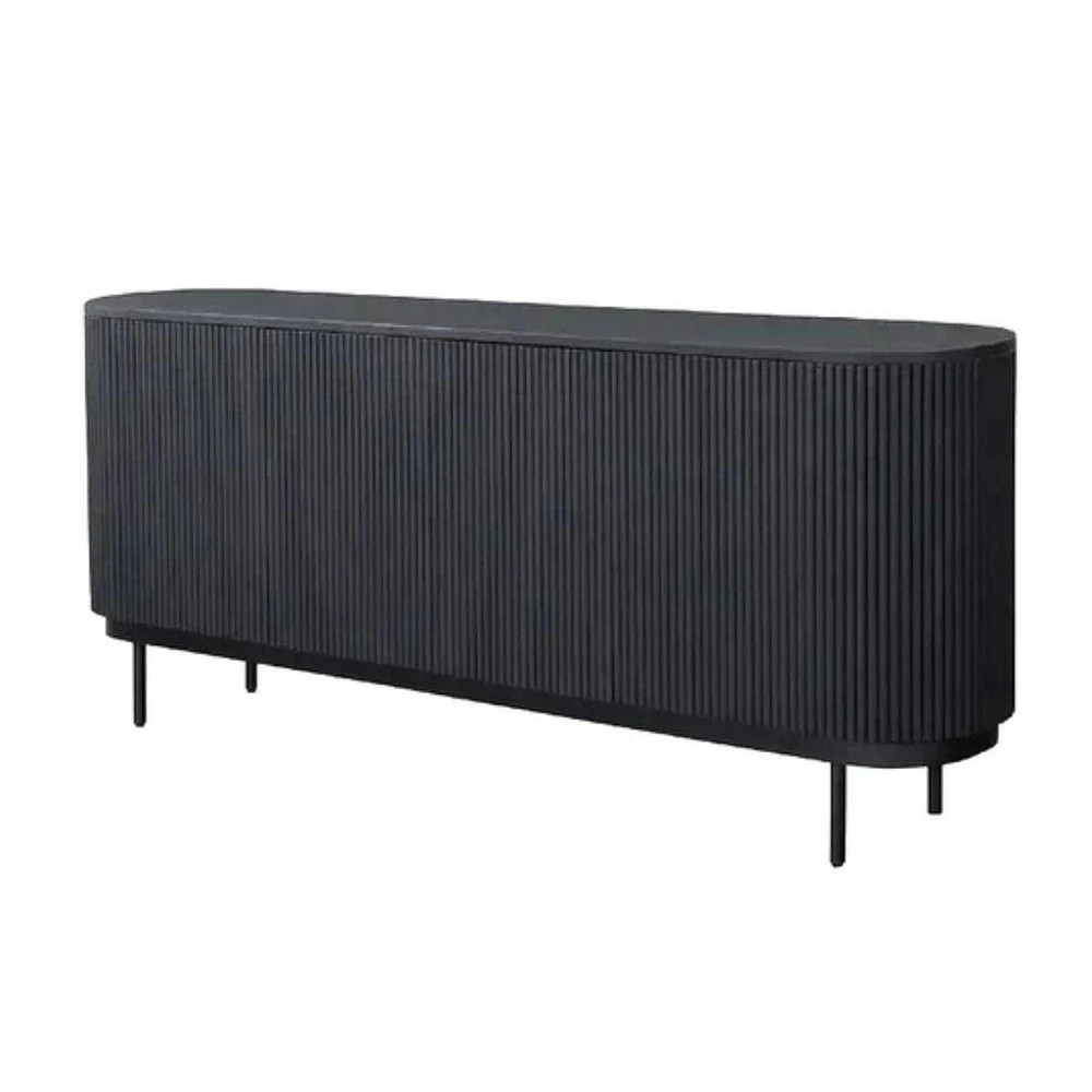 Muhsin Black Wood Sideboard