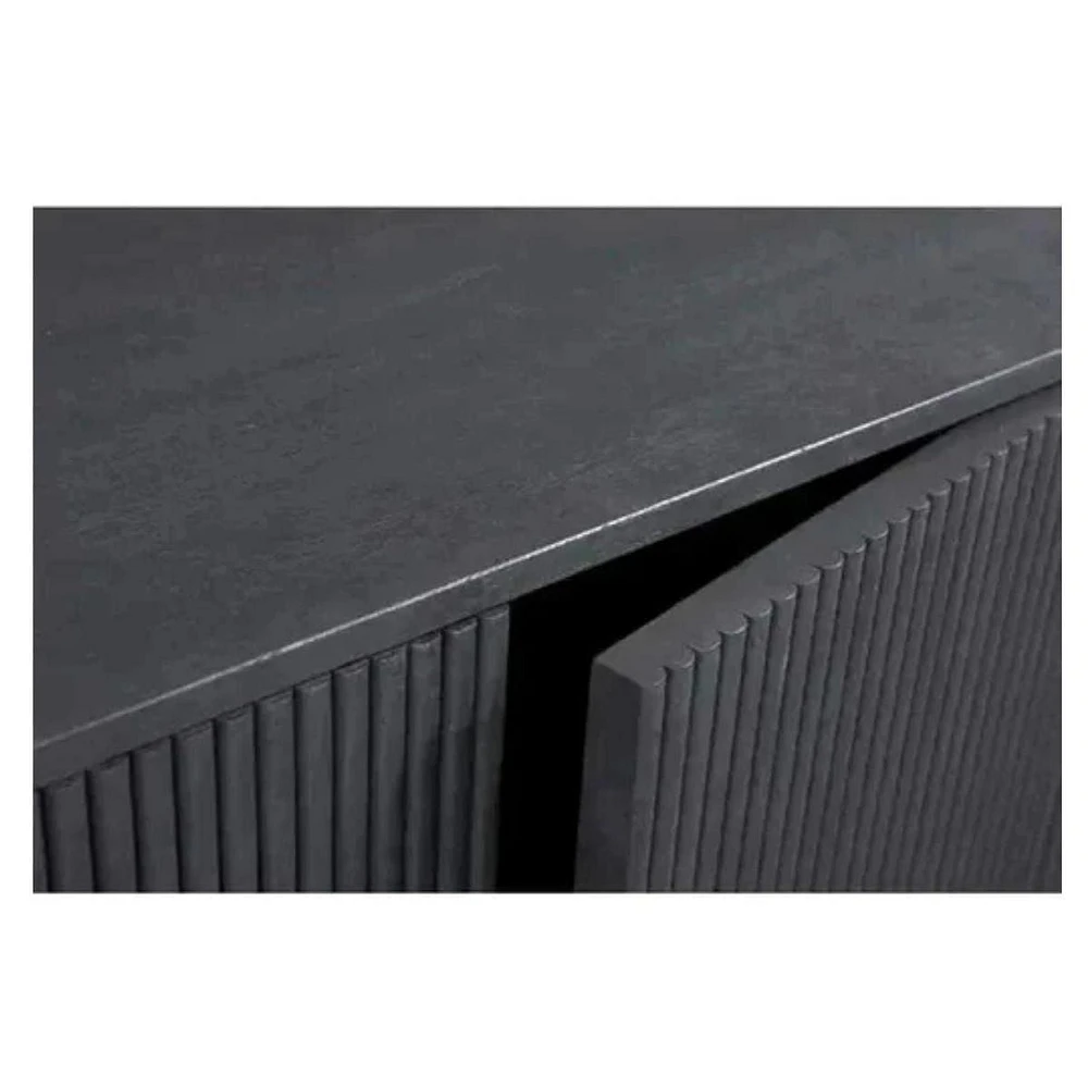 Muhsin Black Wood Sideboard