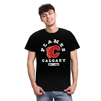 NHL Calgary Flames Curved Shot Men's Short Sleeve T-Shirt *On-Line Exclusive