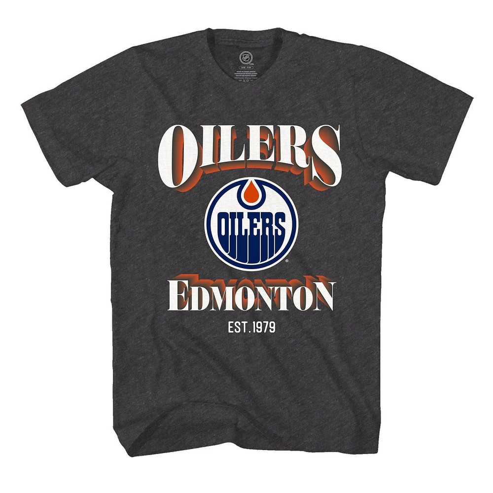 NHL Edmonton Oilers Men's Echo Short Sleeve T-Shirt *On-Line Exclusive