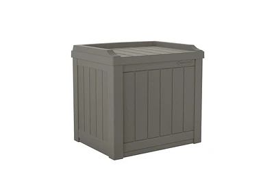 22 Gallon Small Deck Box with Storage Seat - Stoney, 22 Gallon Small Deck Box